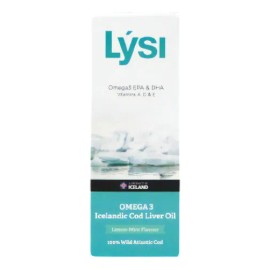 Aceite De Hígado De Bacalao Lysi Omega 3 Limón Menta 240 Ml