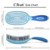 Professional Curved Hairbrush - Vented Design Delivers Smoothing And Volumizing