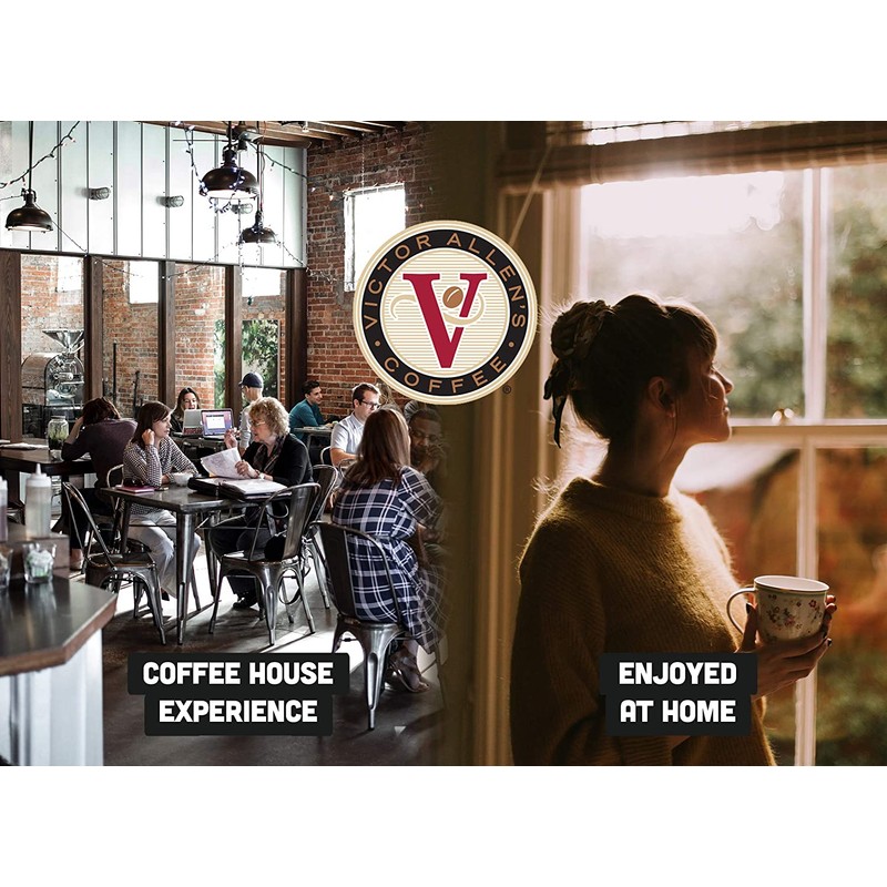 Victor Allen's Coffee Peppermint Bark K Cups, 80 Count (Compatible