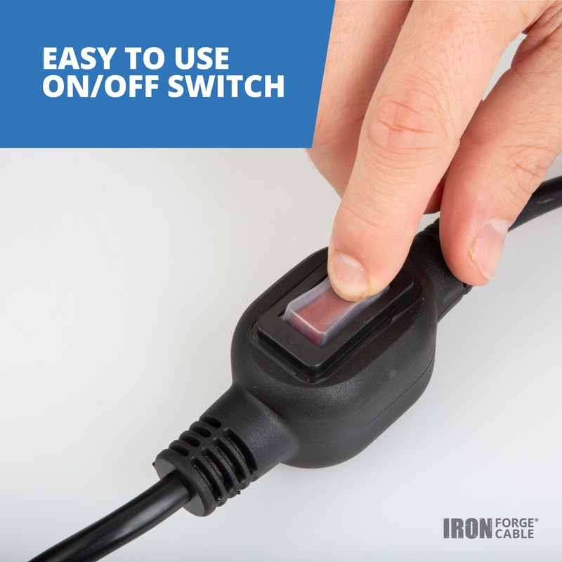 Iron Forge Cable de alimentación de repuesto de 10 pies