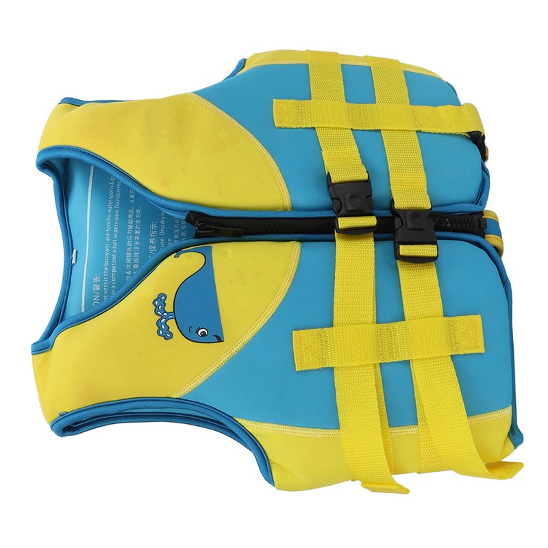 Kids Buoyancy Vest Adjustable Double Belt Design Safe Children Floating