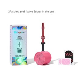 Bibike 2/4 Pack Ridenow TPU Tubes 700 x 18-32c Inner Tubes with 45/65/85mm Metal Presta Valve, Removable Valve Core