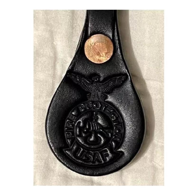 Guardian Leather Works Firefighters Leather Pull Tab SCBA Mask Quick