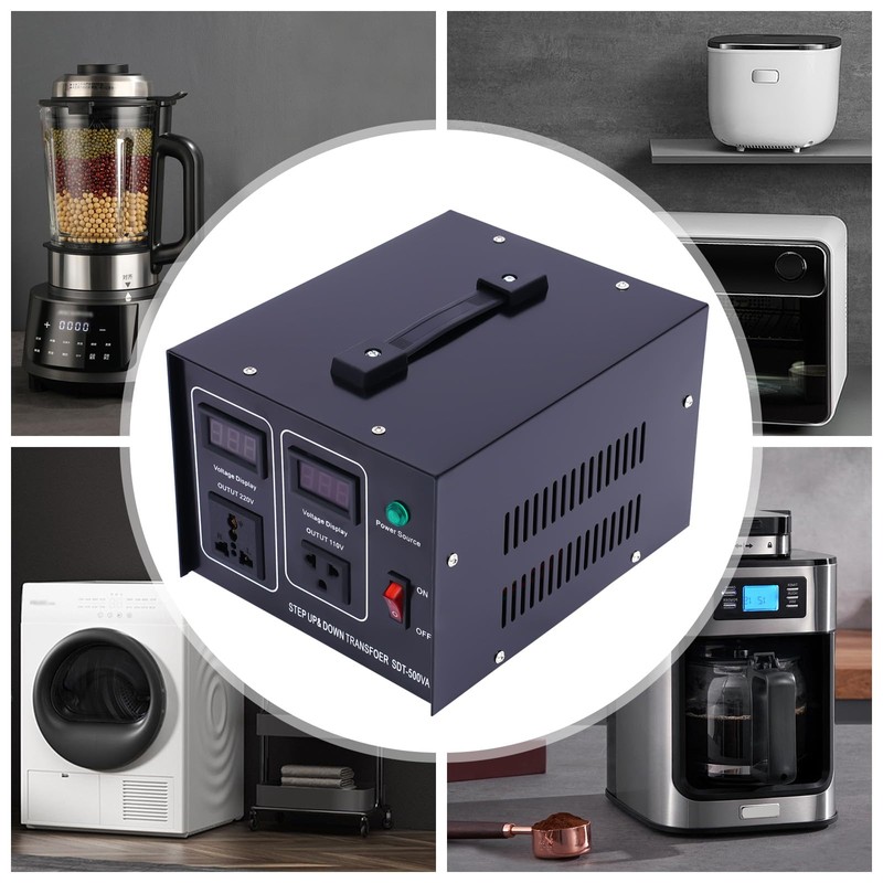 YIPONYT 500 Watt Voltage Transformer Converter, Step Up/Down Convert from