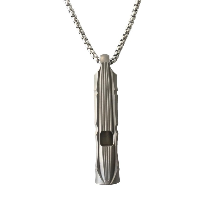 Titanium Whistle EDC Whistle Emergency Survival Safety Loud 120dB Whistle