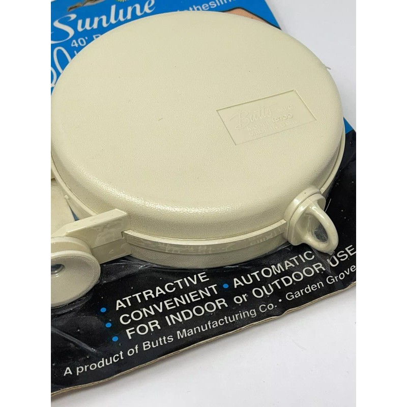 Sunline Vtg NEW Sunline 40' Retractable Clothesline Reel Model R400