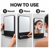 Fogless Shower Mirror 6.3 x 10.3 Inch – Wall Mounted