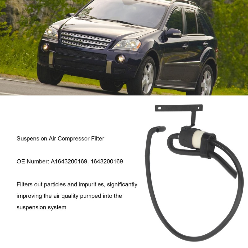 Suspension Air Compressor Filter 1643200169 Filter Hose Level Control Replacement
