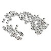 50PCS Fishing Double Rattle Metal Sea Fishing Attractor Bell Beads