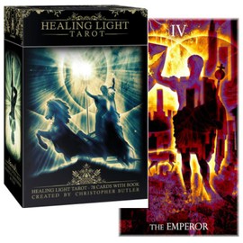 Tarot Cards, Rider Edition, Tarot, Divination Telling, 78 Sheets, Healing Light Tarot, Japanese Instruction Manual Included (English Language Not Guaranteed)