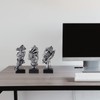 MOLIGOU 3Pcs Thinker Statue, No Hear No See No Speak