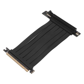 PCI E Extension Cable 15cm 128Gbps High Speed PCI E X16 3.0 Riser Card for Graphics Card Sound Card Network CardBlack