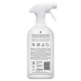 ATTITUDE Bathroom Cleaner Efficient MultiSurface Mineral and Plantbased Formula Vegan and CrueltyFree 27.1, (Spray), Unscented, 27 Fl Oz