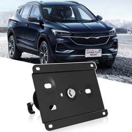 No Drill Front Grille License Plate Frames License Plate Mount Bracket Holder Relocator Compatible with Buick Enclave 2nd gen 2018-2024, Encore GX 2nd gen 2020-2024, Envision 2nd gen 2021-2024