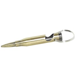 Lucky Shot Cal BMG Bullet Bottle Opener 3" Caliber Beer Brass keychain opener
