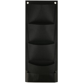 Cosmos Hanging Wall Planter with 4 Pockets Vertical Garden Planter Wall Mounted Flower Pouch Plant Growing Bag Garden Tools Storage Bag for Outdoor Decor