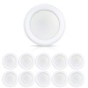 ECOELER 10 Pack 6 Inch LED 3000K Dimmable Flush Mount