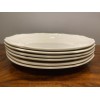 Mikasa Set of 6 NEW Mikasa ANTIQUE WHITE 8.5” SALAD