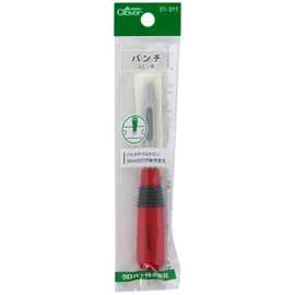 Clover 21-311 Punch, 0.1 inch (3 mm) Diameter, Stainless Steel/ABS Resin