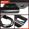 A-Premium Pair (2) Front Tow Hooks Heavy Duty D-Ring with