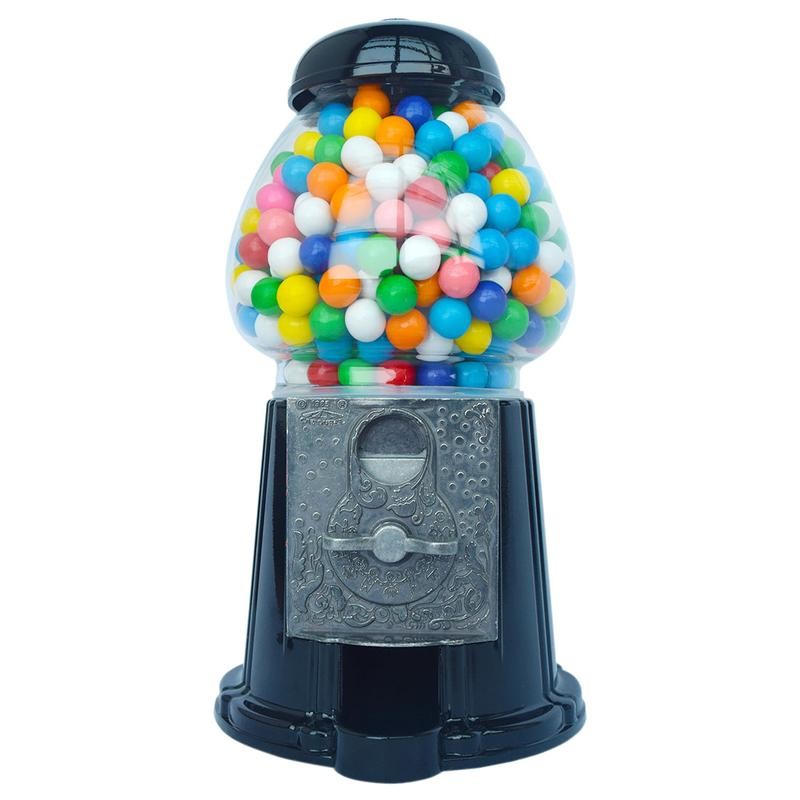 Black Gloss Gumball Machine - Classic & Novelty Toy -