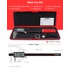 GODESON 8" Digital Caliper, 0.001" Precision Rechargeable Vernier Caliper -