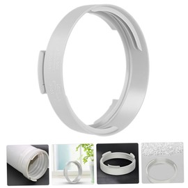 Operitacx Air Ducting Connector Adapter for Air Conditioner Exhaust Hose Flexible Easy to Install Lightweight Compatible with Window Vent Adapters Silver Gray