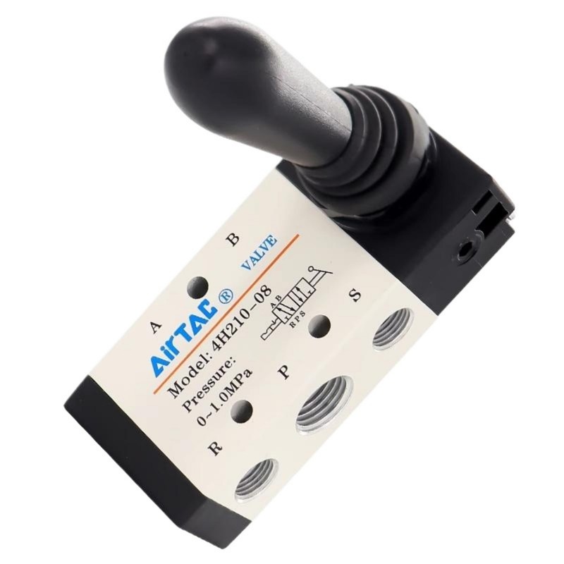 Hand Lever Valve AirTAC 4H210-08 1/4"PT 5/2 Way Manual Control