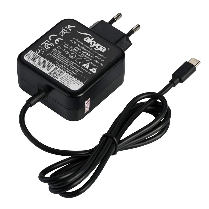 Akyga Notebook Power Supply AK-ND-70 5-20V / 3-3.25A 65W USB