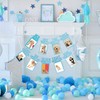 1st Birthday Banner, Baby Milestone Garland, 1 Birthday Photo Banner