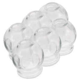 6 pcs Cupping Therapy Fire Cupping Therapy Device Massage Cups for Muscle Anti Soreness Physical Therapy No