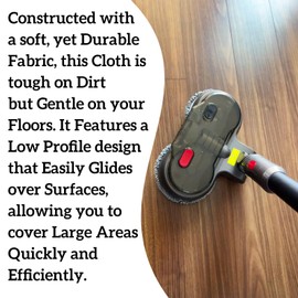 Electric Mop Cloth V15 Head Attachment replacement for Dyson V15 V11 V10 V8 V7 Vacuum Cleaner,6 Washable Mop Pads Accessories