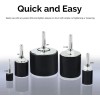 USA Local Stock-25PCS Sanding Drum Set W Box P80/120# Aluminum