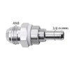 DriSentri 8AN Straight to 3/8inch Hose Barb Double Fuel Pump