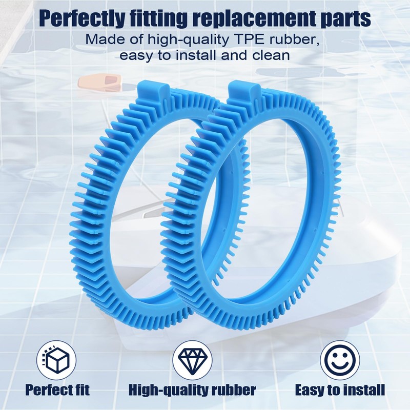 2 Pack 896584000-143 Blue Front Tire Kit with Super Hump