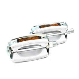 1 Pair of Bicycle Pedals Union 689 Classic White Grandma Dutch Bike Nostalgia Retro