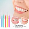 Henniu 100 Piezas de cepillos interdentales, Hilo Dental, palillo de