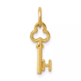 Unbranded 14K Yellow Gold H Key Charm
