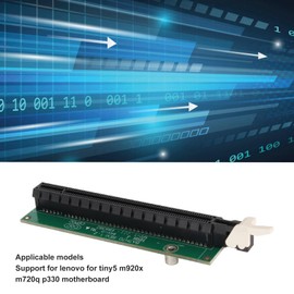 Annadue Expansion Graphics Card Replacement for ThinkCentre Tiny5 M920x M720q P330 Motherboard with Bracket PCIE16 4 Port Network Card Support Graphics Card