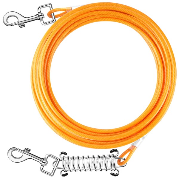 Aystkniet Dog Tie Out Cable 10FT 15FT 20FT 25FT 30FT