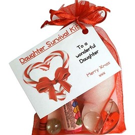 Daughter Christmas Survival Kit Keepsake Novelty Gift for Daughter