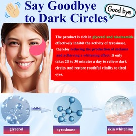 30 Pairs Eye Mask Skin Care Under Eye Mask Hydro Gel Eye Patch Moisture Gel Undereye Patch Bear for Puffy Eyes Reduce Wrinkles for Women and Men Home by Elitzia