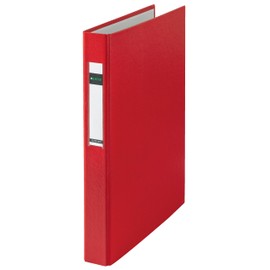 Leitz Standard Ring Binder A4 Polypropylene 2 Rings 25 mm 2 D-Ring red