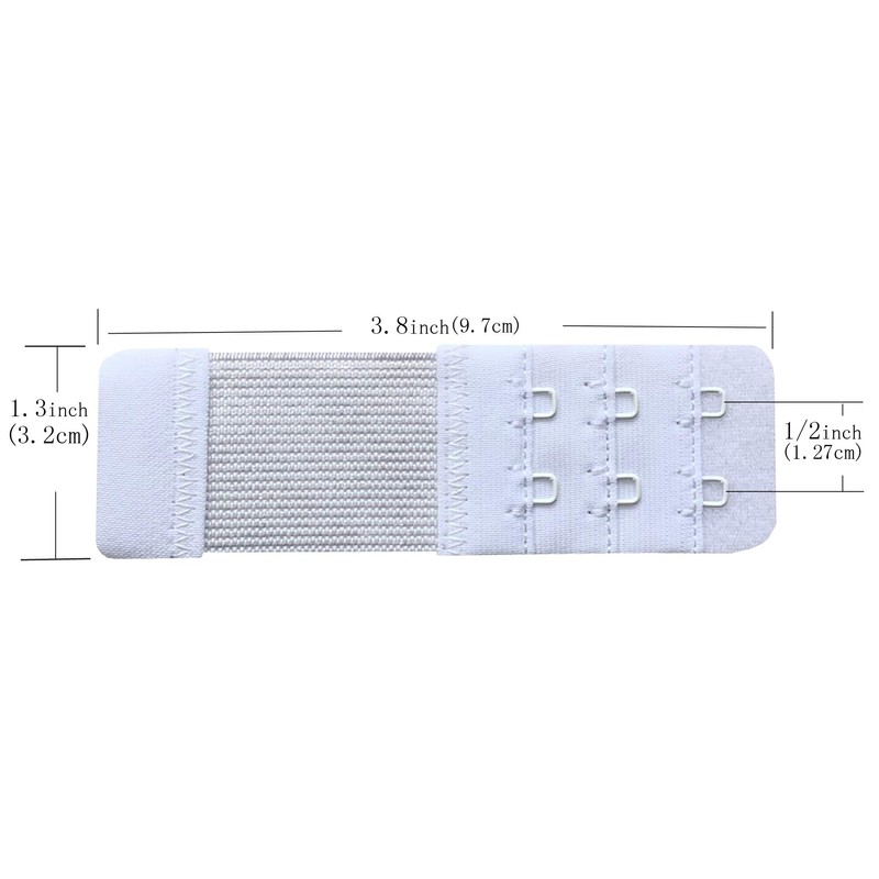 Chanie Women Pack of 3 Soft Comfortable 2 Hooks Bra