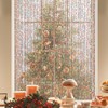 Ousuwo Rainbow Sparkle Thread Curtain for Doorway & Background Decor
