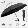 ORGA ECO-FRIENDLY Umbrella Windproof Double Vented Travel Umbrella with Teflon