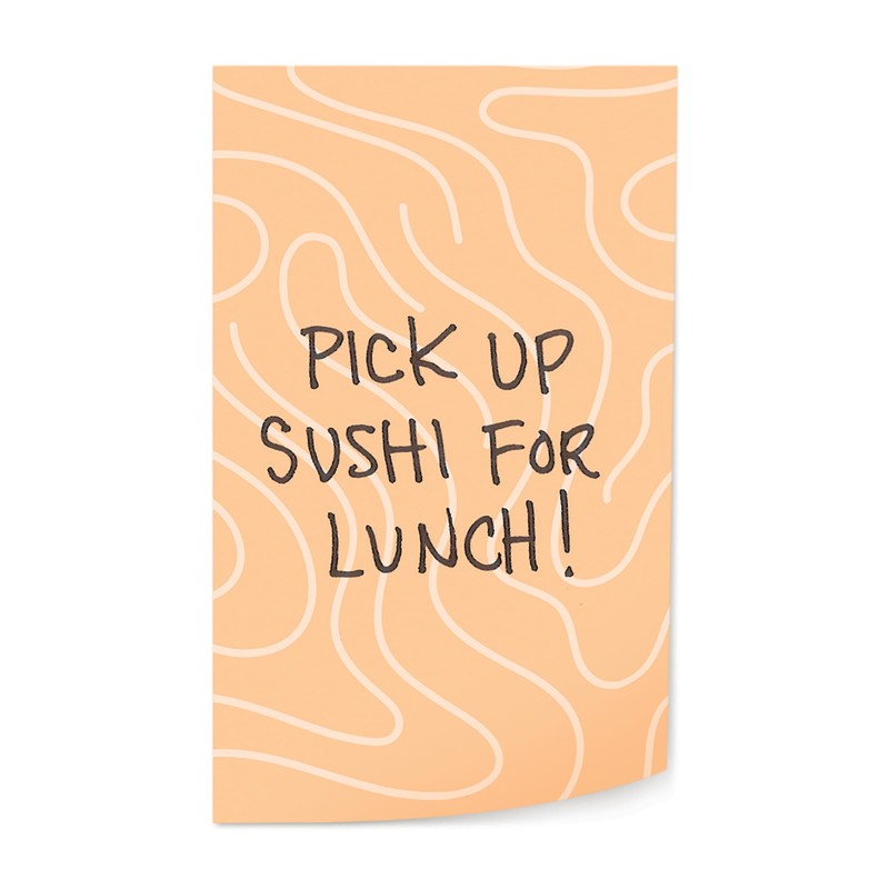 ROLL O'NOTES Sushi, Perforated Sticky Roll Notes