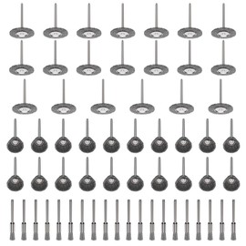 60pcs Stainless Steel Wire Brushes Wheel Cup Pen Cleaning Brush Set Polishing Attachment Kit for Dremel Die Grinder Rotary Tools (1/8 inch Shank)