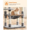 FEANDREA Cat Tree, Cat Tower for Indoor Cats, 56.3-Inch Cat