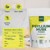 Psyllium Husk Powder 200g, High in Fibre (85%), Unflavoured, Vegan